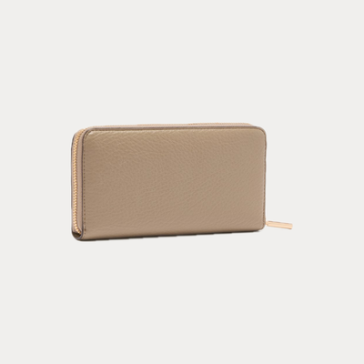LIUJO - PORTAFOGLIO DONNA BEIGE ZIP AROUND