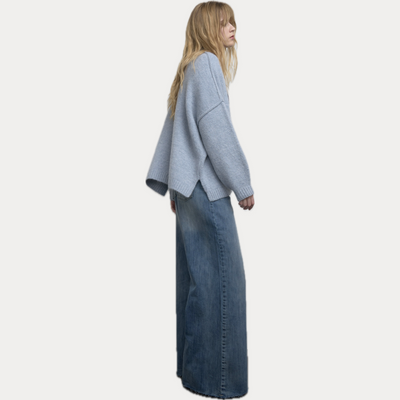 SOALLURE - JEANS DONNA RELAXED FIT A VITA MEDIA