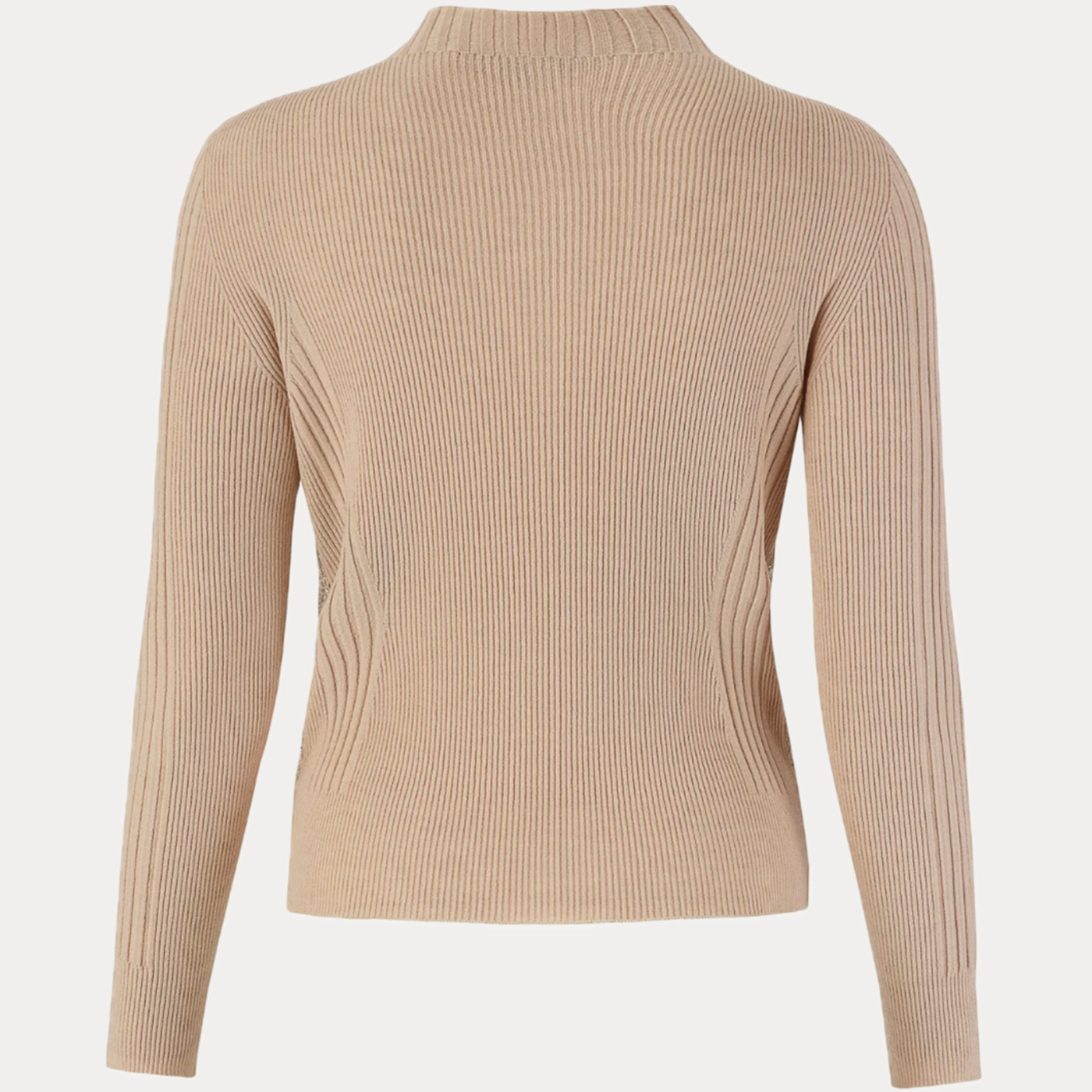 D.EXTERIOR - GIROCOLLO DONNA NUDE CON PAILLETTES