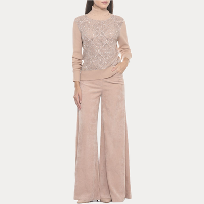 D.EXTERIOR - DOLCEVITA DONNA BEIGE CON PAILLETTES