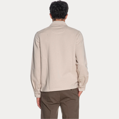 MARK UP - FELPA UOMO BEIGE CON TASCHE FRONTALI E ZIP