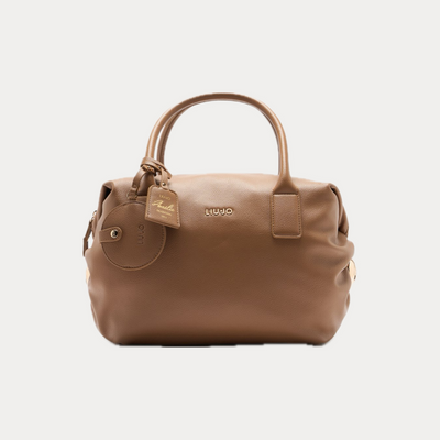 LIUJO - BORSA DONNA SUEDE GRANDE CON CHARM