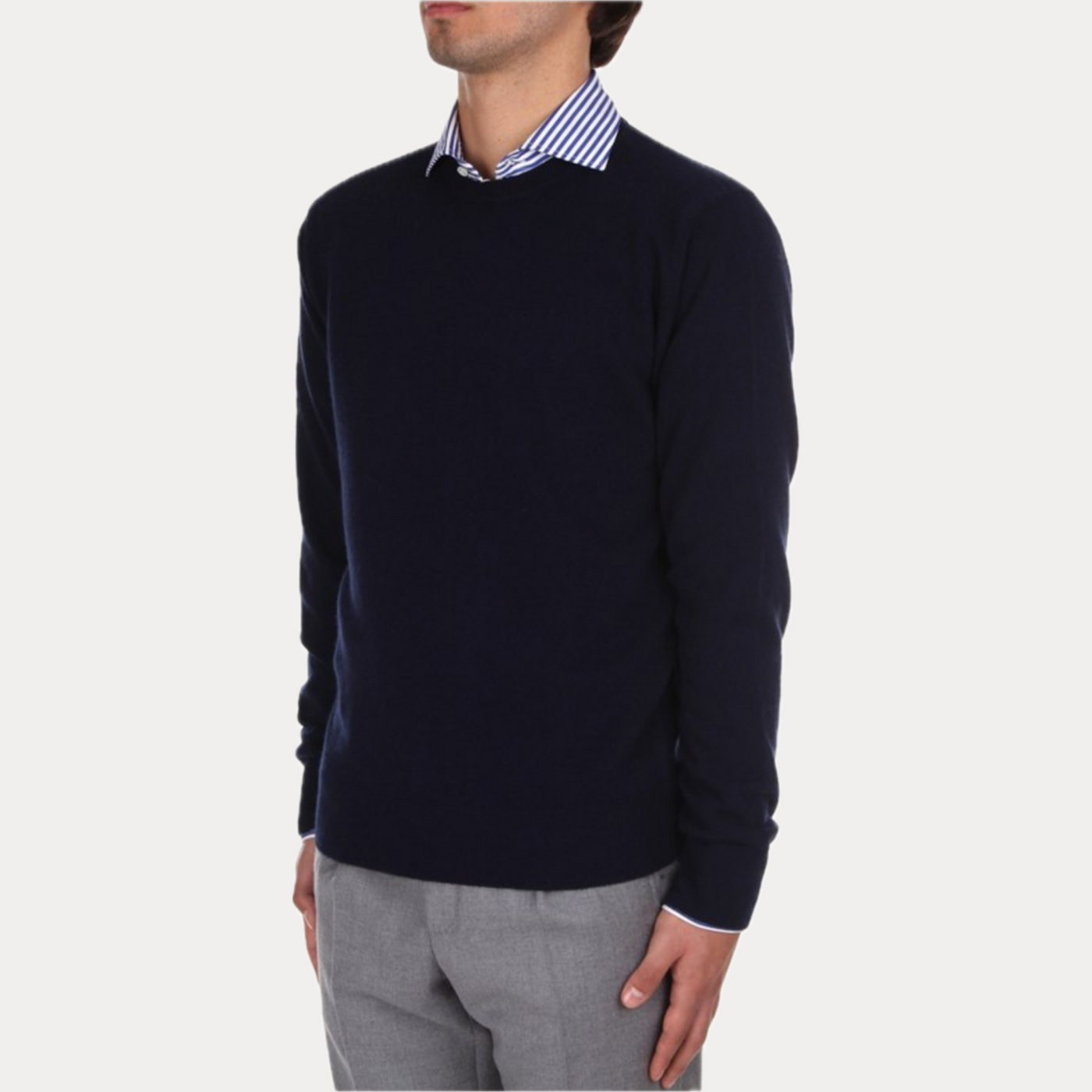 BRAMANI - MAGLIONE GIROCOLLO IN CASHMERE