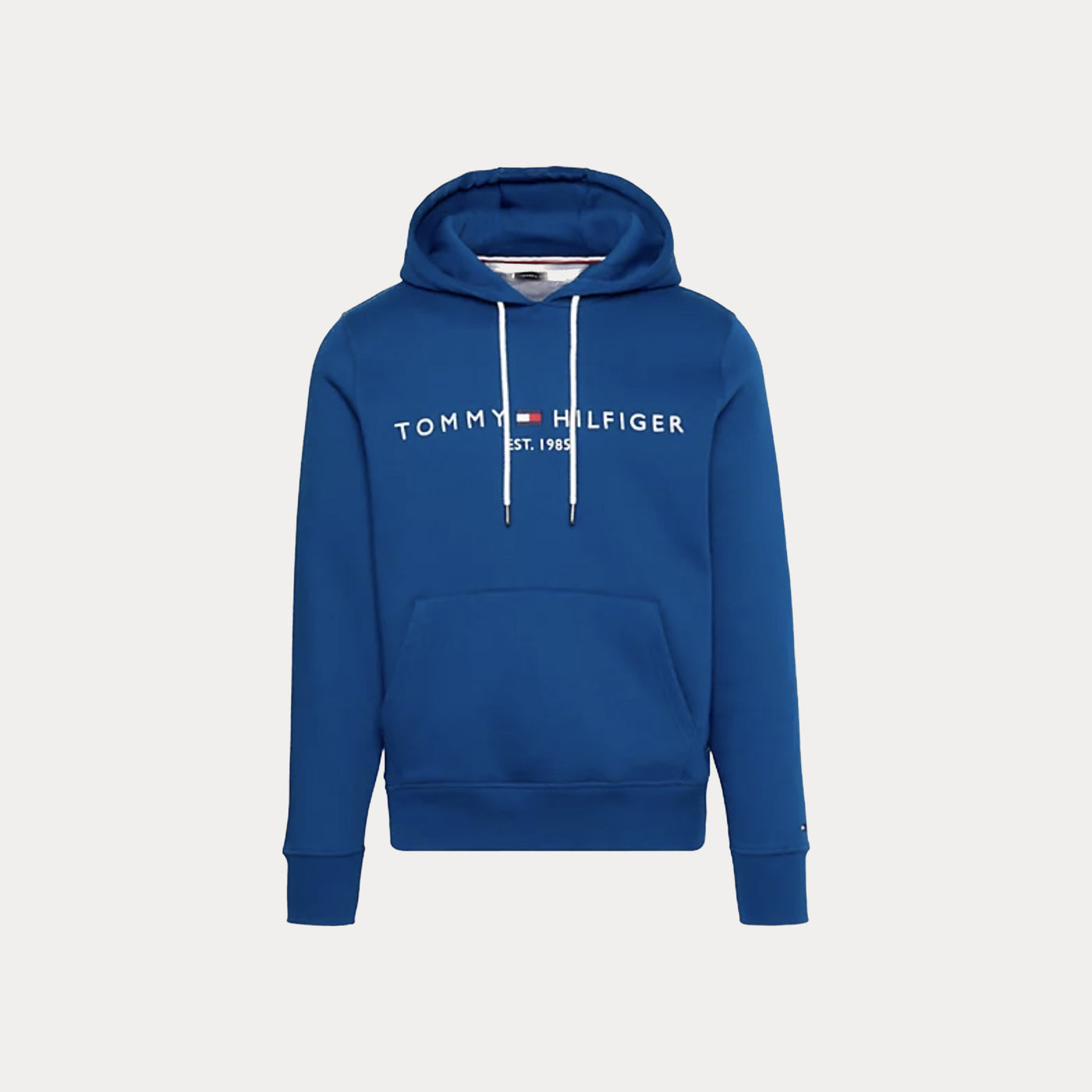 TOMMY HILFIGER - FELPA CON CAPPUCCIO E LOGO