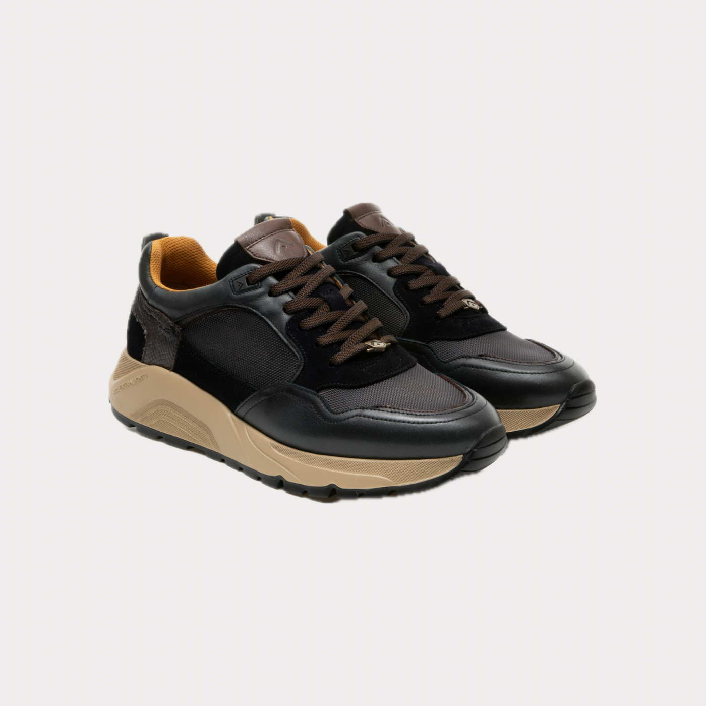 AMBITIOUS - SNEAKERS UOMO NAVY CHUNKY RUNNER