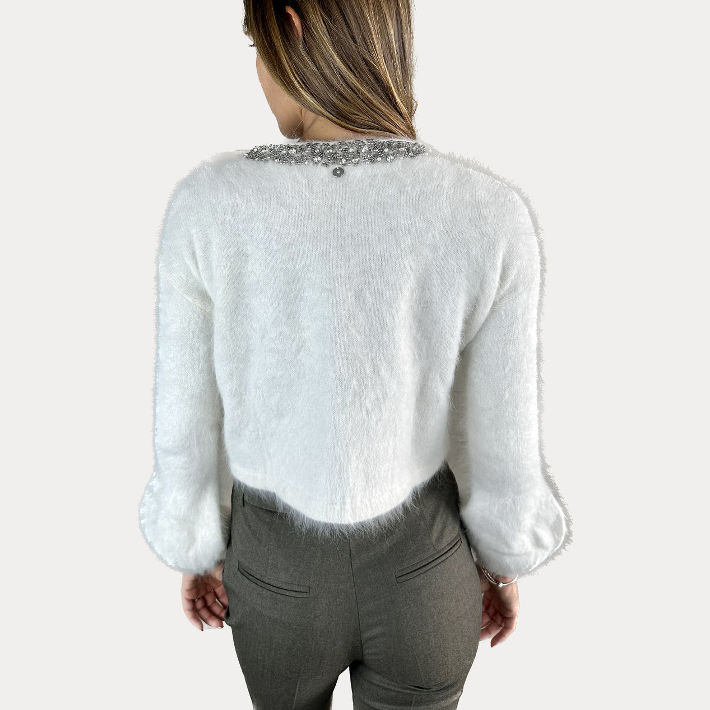 LIU JO - CARDIGAN CON PERLE