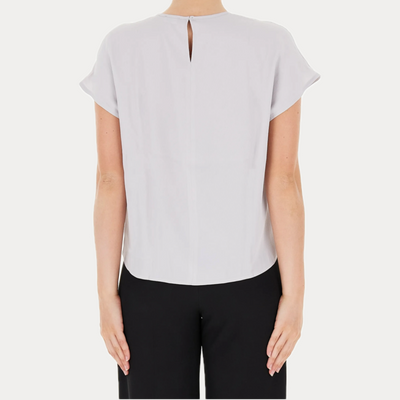 EMME MARELLA - BLUSA GIROCOLLO MANICA AD ALETTA