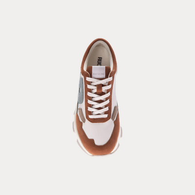 RUCOLINE - SNEAKERS DONNA BIACO E BRUCIATO MULTI-SOFT