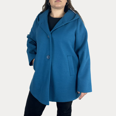 GAIA LIFE - CAPPOTTO TRE QUARTI CON CAPPUCCIO