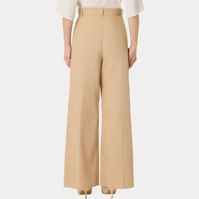 EMME MARELLA -  PANTALONE DONNA BEIGE PALAZZO