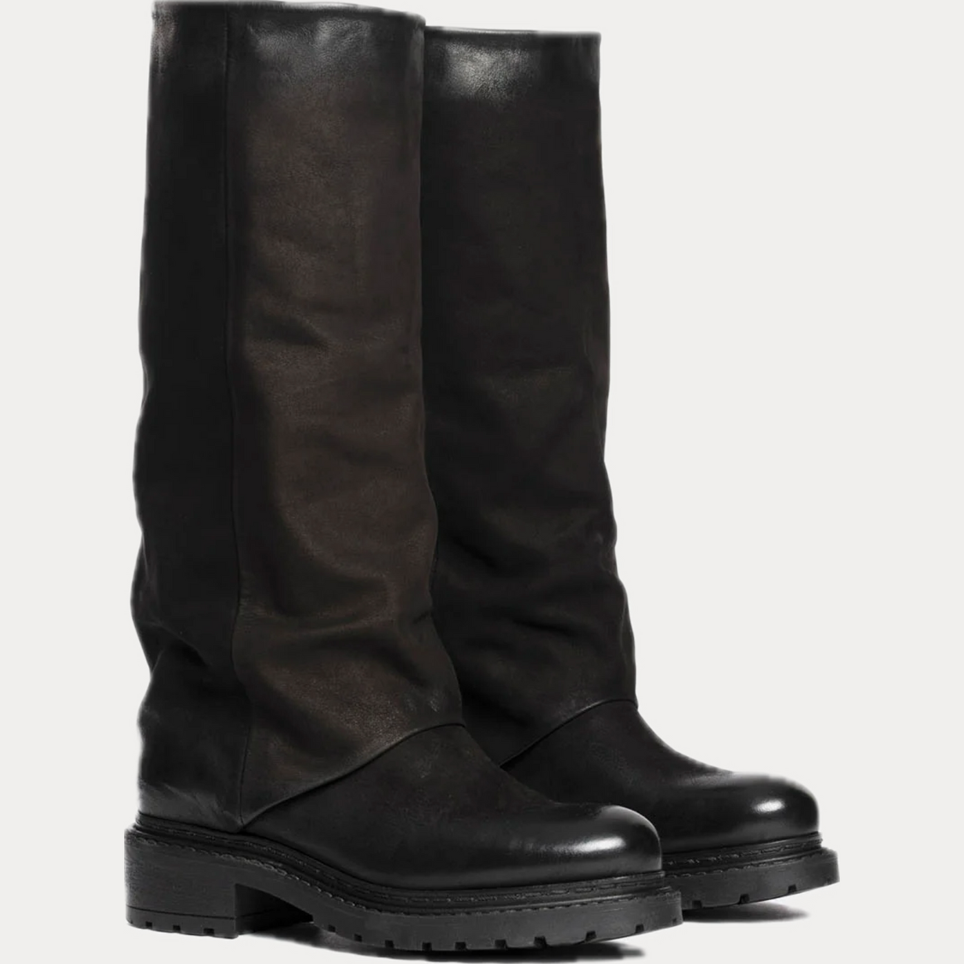 METISSE - BIKER DONNA NERO IN NABUK