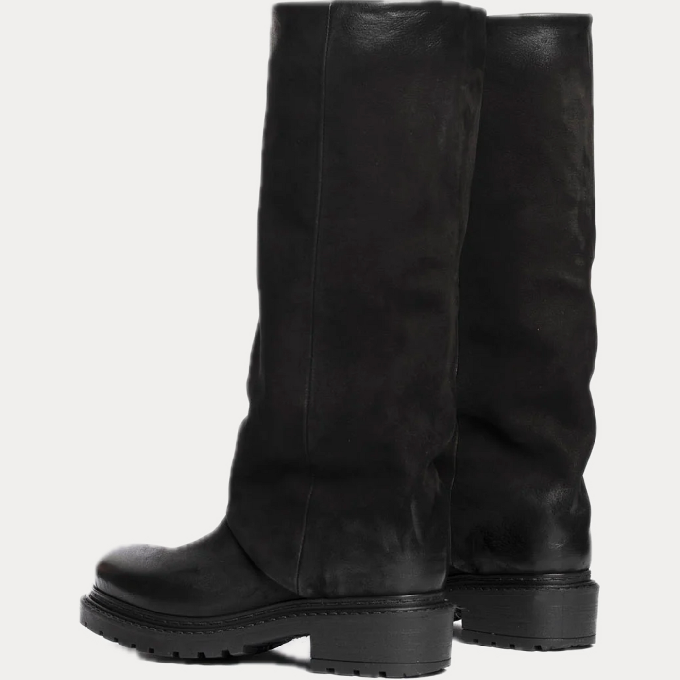 METISSE - BIKER DONNA NERO IN NABUK