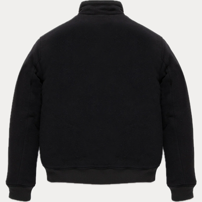 REFRIGWEAR - BOMBER UOMO NERO IDROREPELLENTE IN PANNO