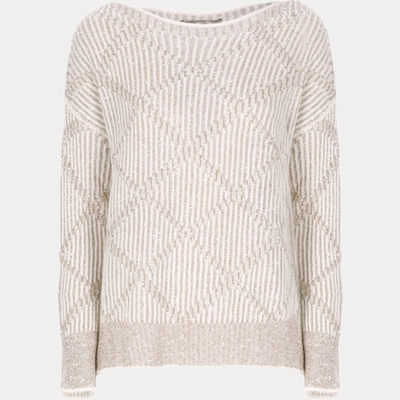 D.EXTERIOR - MAGLIA DONNA IN MISTO LANA E ALPACA