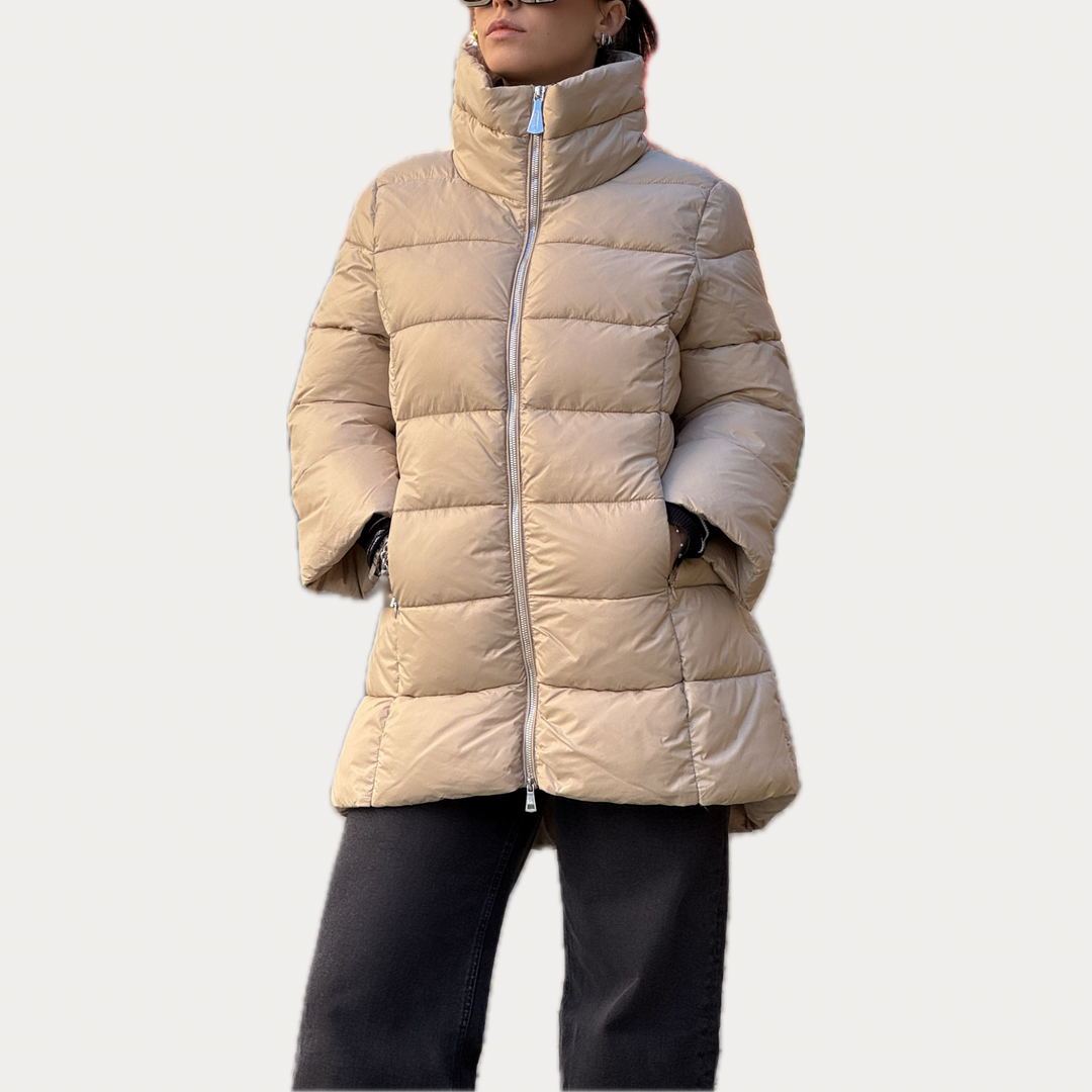 Markup Piumino Tre Quarti Herno Piumino Con Maniche A Tre Quarti Nero