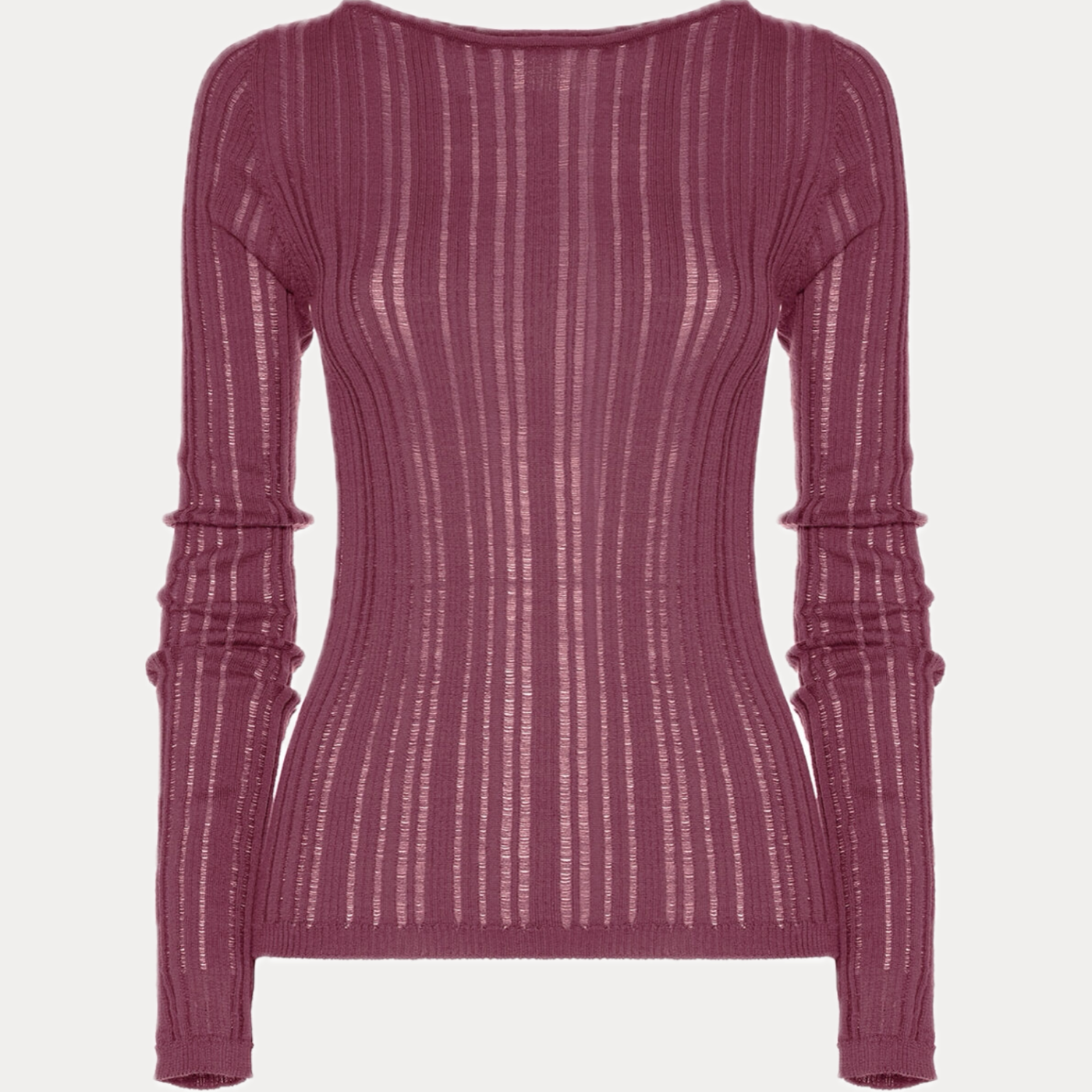 SO ALLURE - MAGLIA DONNA SABA IN MISTO LANA A COSTINE