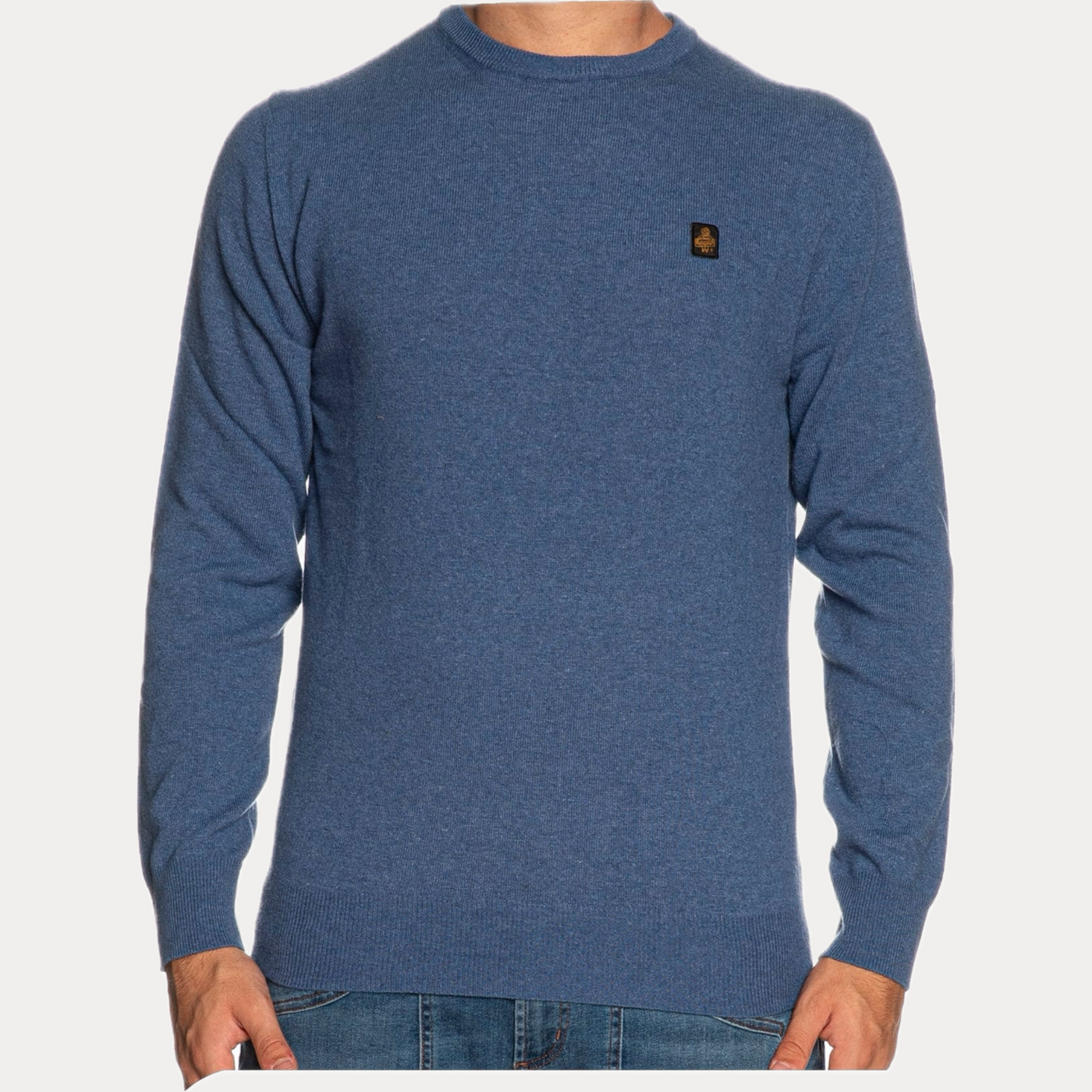 REFRIGIWEAR - PULLOVER UOMO FIORDALISO MELANGE MISTO CASHMERE