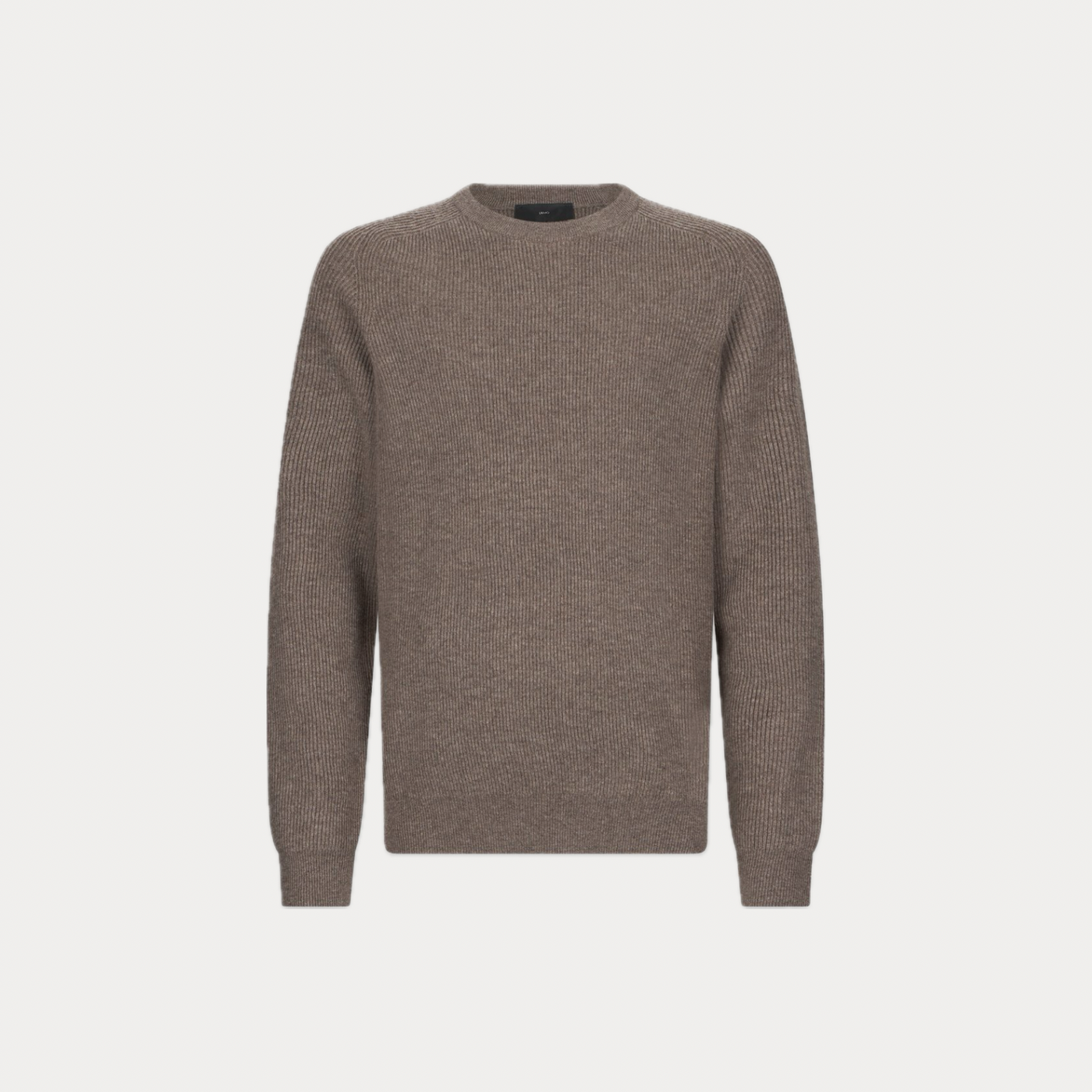 LIUJO - GIROCOLLO UOMO MARRONE A COSTE IN MISTO CASHMERE