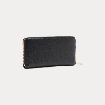 LIUJO - PORTAFOGLIO DONNA NERO ZIP AROUND