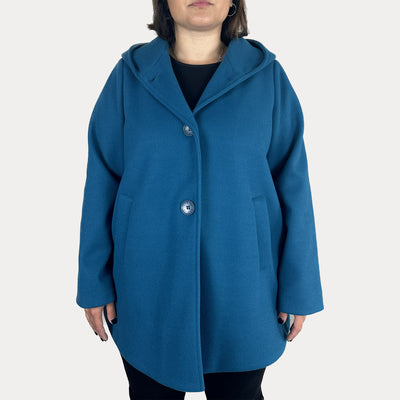 GAIA LIFE - CAPPOTTO TRE QUARTI CON CAPPUCCIO