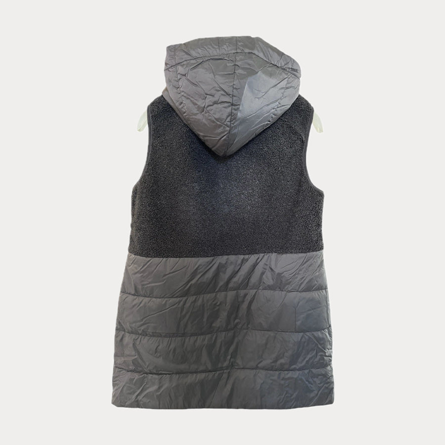 LEBEK - GILET IN ECOPELLICCIA E NYLON