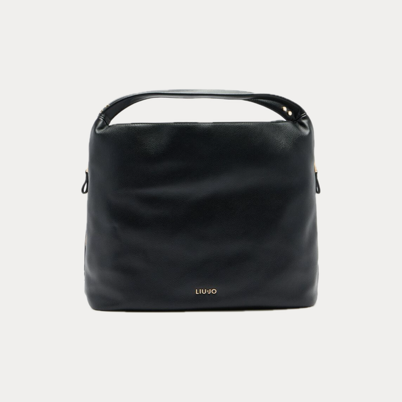 LIUJO - BORSA DONNA NERA HOBO GRANDE CON TRACOLLA