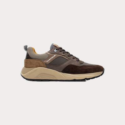 AMBITIOUS - SNEAKERS UOMO MARRONE STRIDER CHUNKY RUNNER