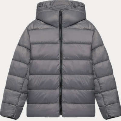 UNITY - GIACCA UOMO GRIGIA CON INTERNO REMOVIBILE