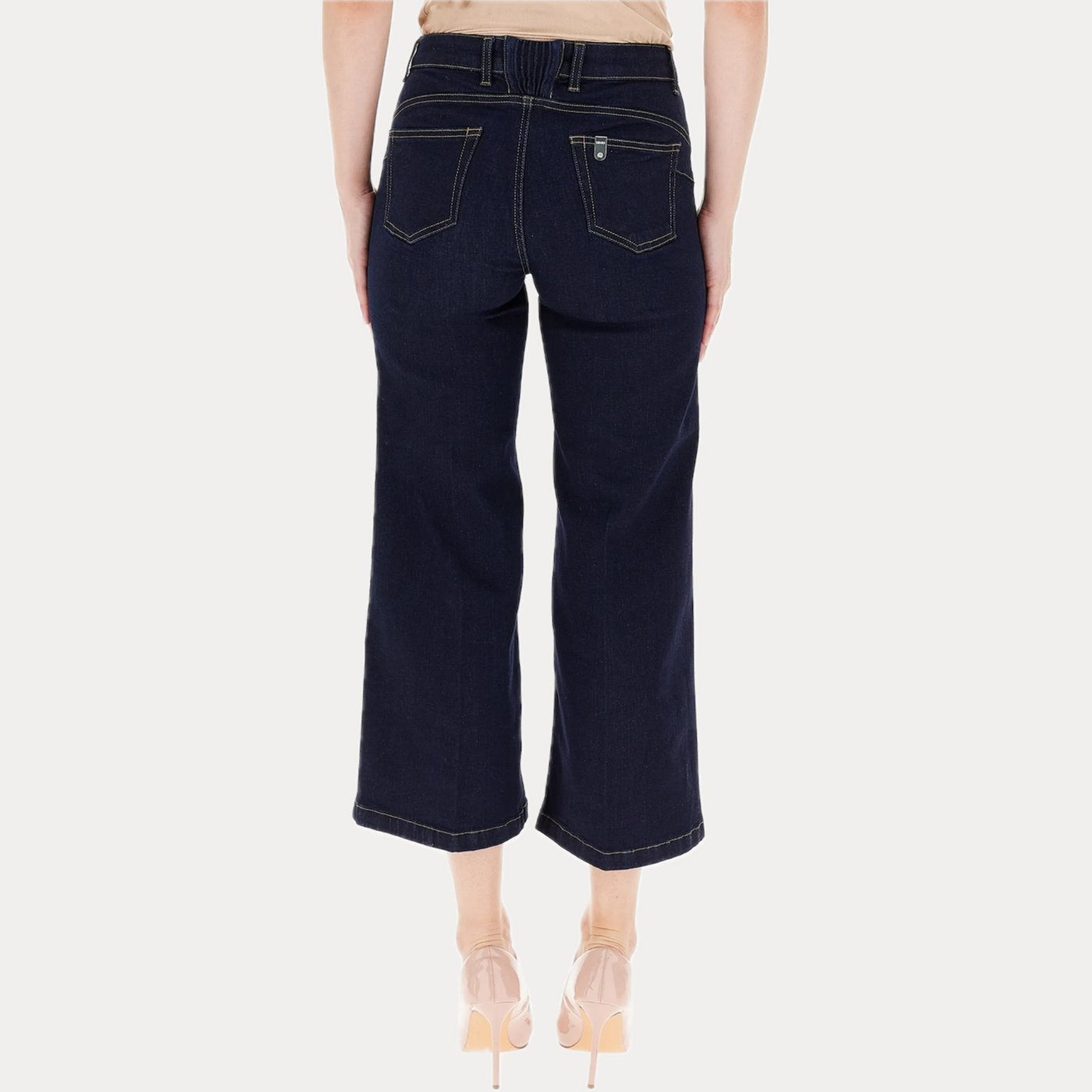 LIUJO - JEANS FLARE CROPPED