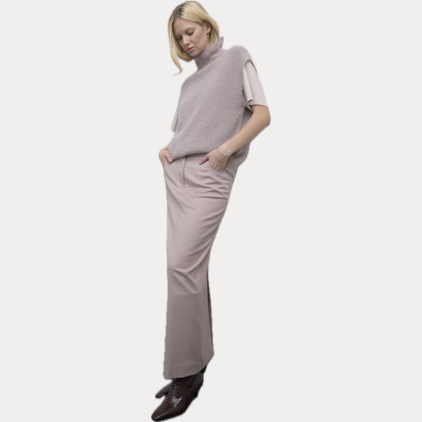 SO ALLURE - DOLCEVITA SMANICATO DONNA NEUTRO IN ALPACA