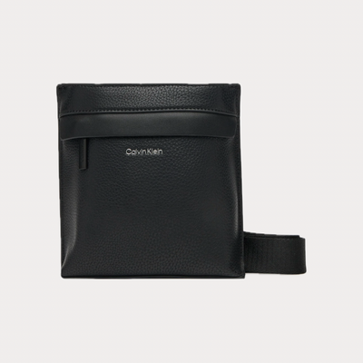 CALVIN KLEIN - TRACOLLINA UOMO NERA CON ZIP