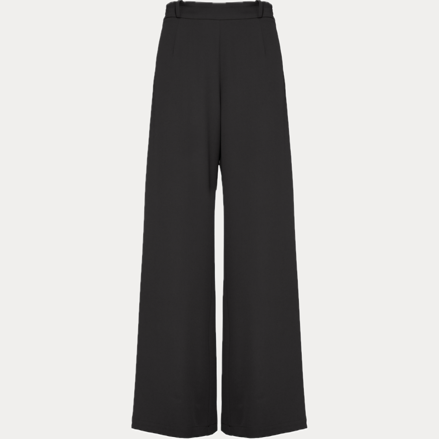 SOALLURE - PANTALONE DONNA NERO FLUIDO