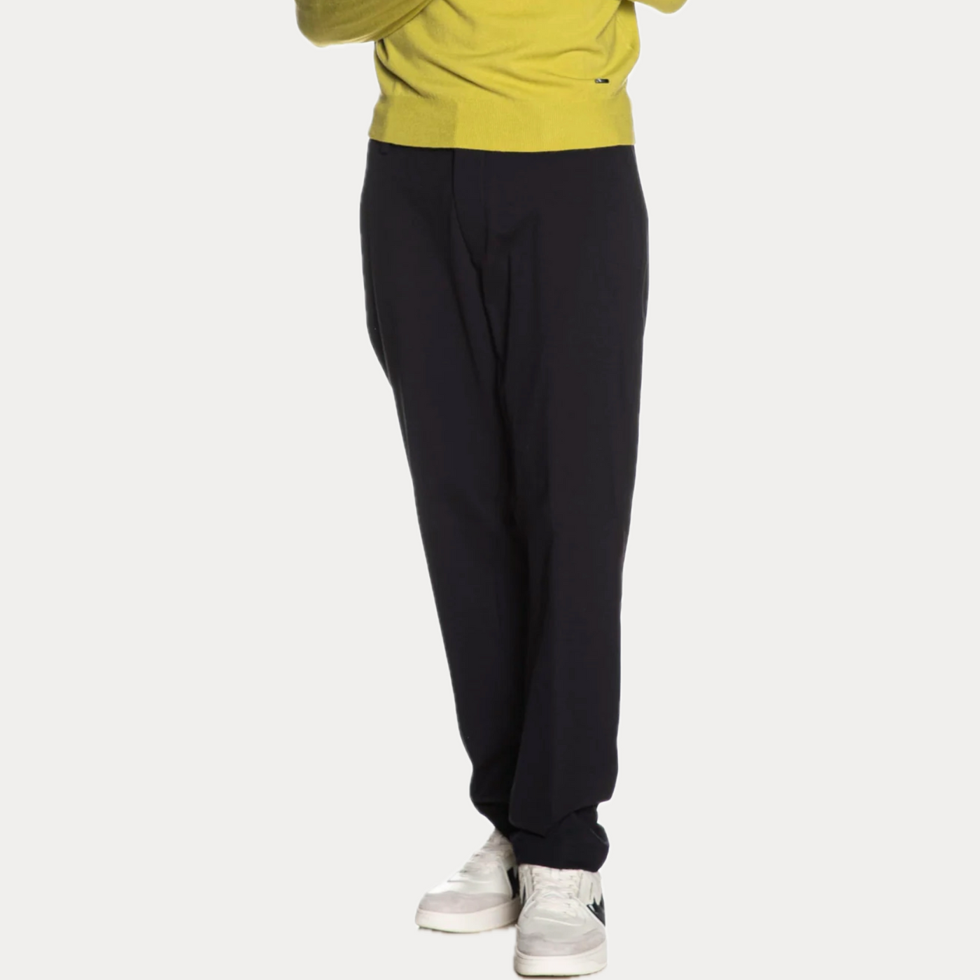 SIVIGLIA - PANTALONE UOMO BLU IN JERSEY STRETCH