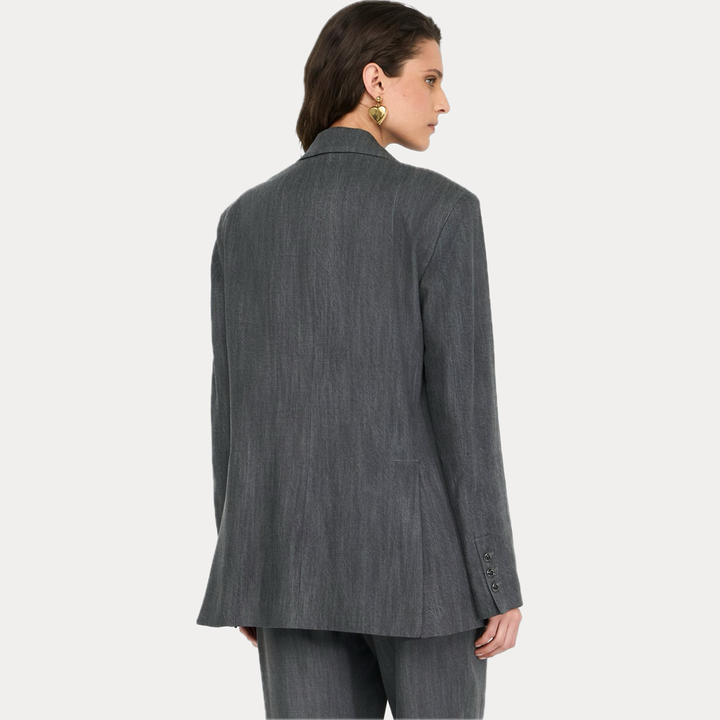 LIUJO - GIACCA DONNA GRIGIA IN DENIM DI LYOCELL