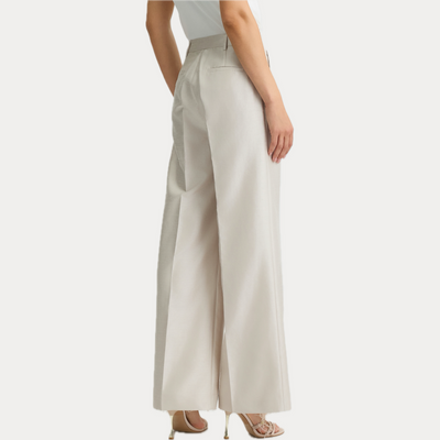 LIUJO - PANTALONE DONNA IN SHANTUNG PALAZZO