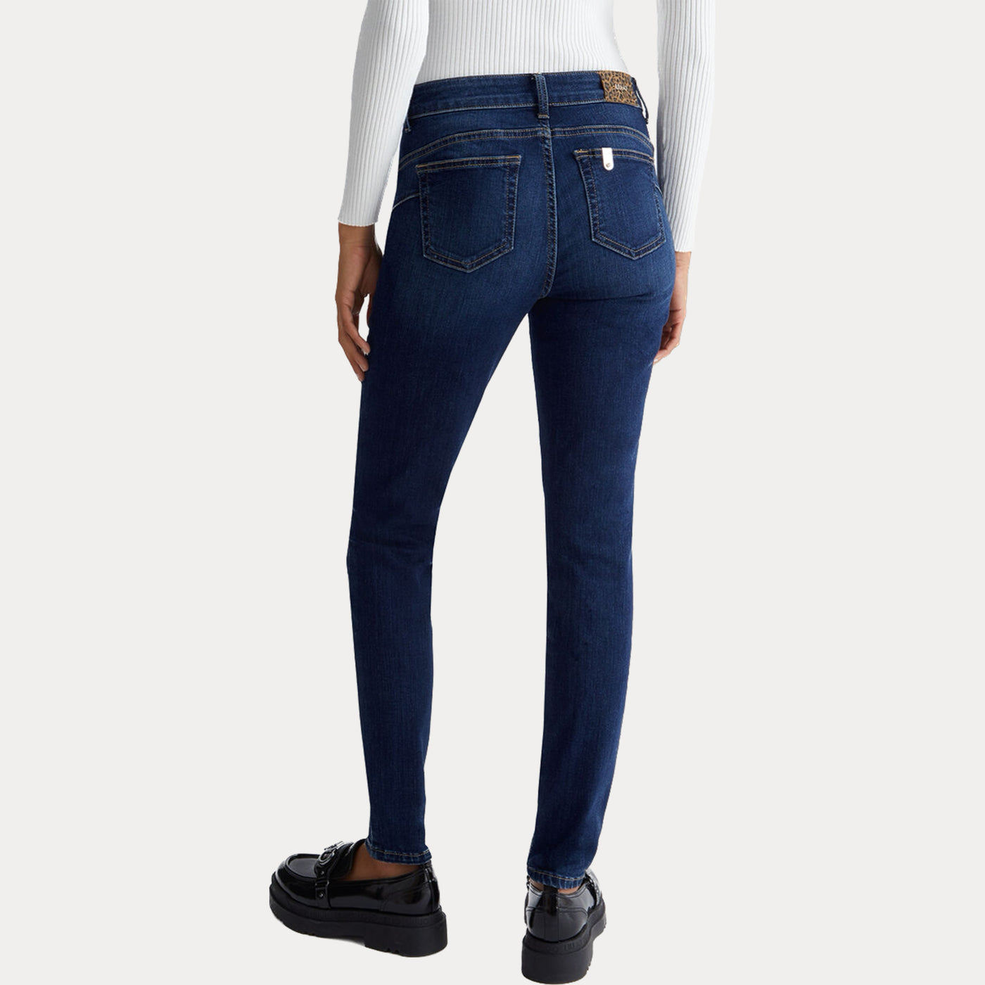 LIU JO - JEANS SKINNY A VITA ALTA