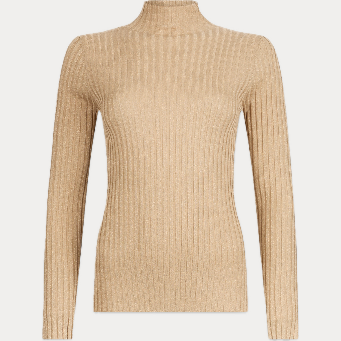 LIUJO - MAGLIA DONNA ORO DOLCEVITA CON LUREX