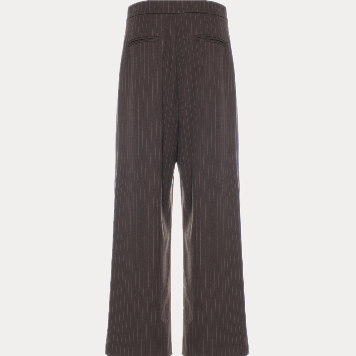 SOALLURE - PANTALONE DONNA FONDENTE IN TESSUTO GESSATO