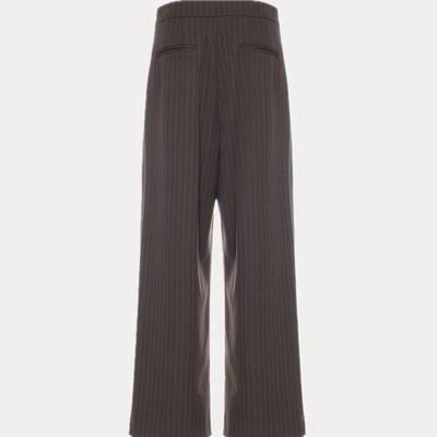 SOALLURE - PANTALONE DONNA FONDENTE IN TESSUTO GESSATO