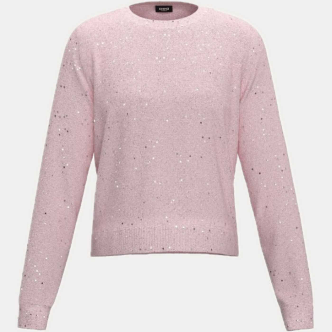 EMME MARELLA - MAGLIA DONNA ROSA IN FILATO LUREX