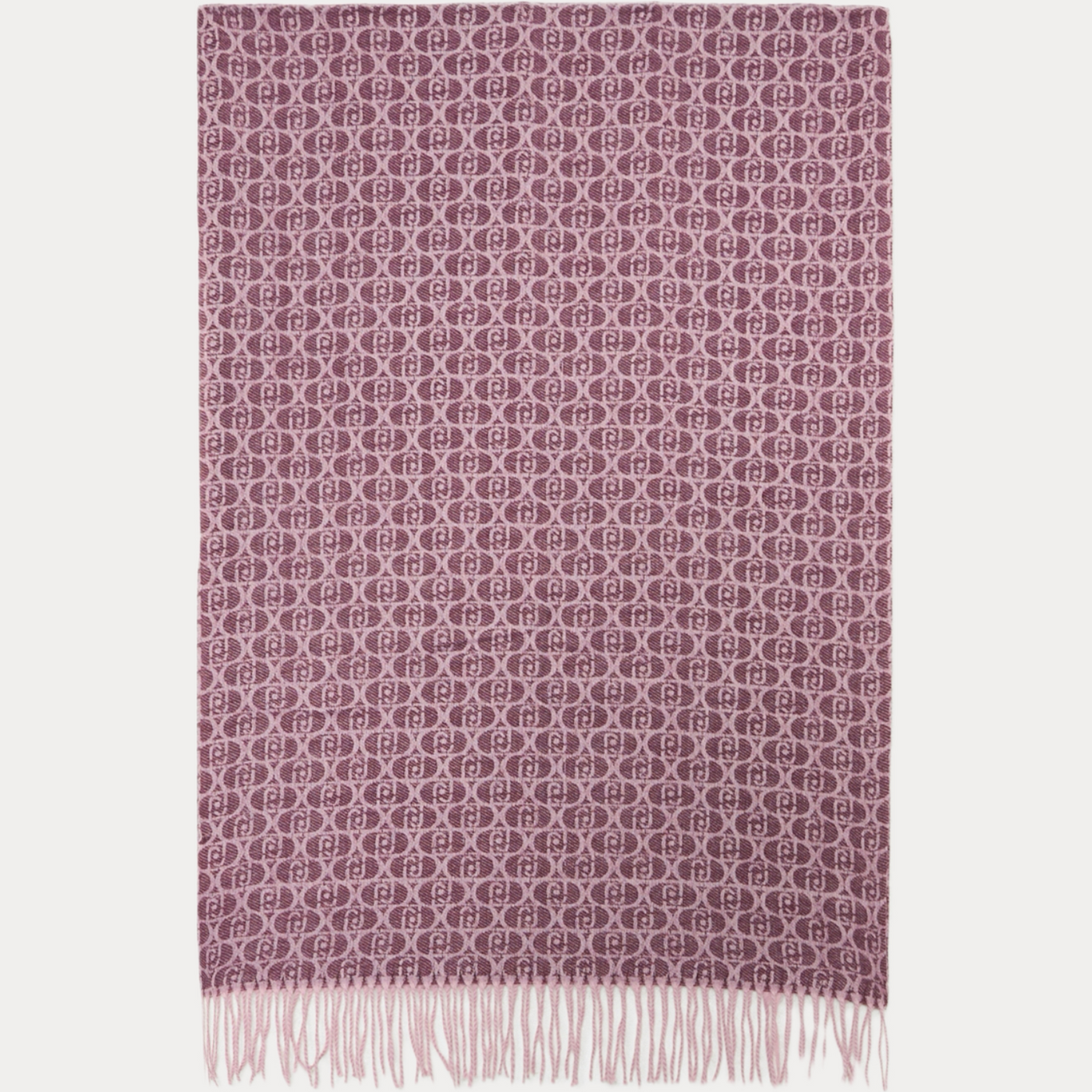 LIUJO - SCIARPA DONNA ROSA CON LOGO MONOGRAM