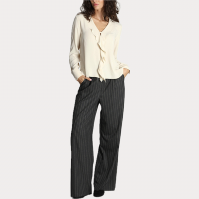 EMME MARELLA - CAMICIA DONNA BURRO CON ROUGES