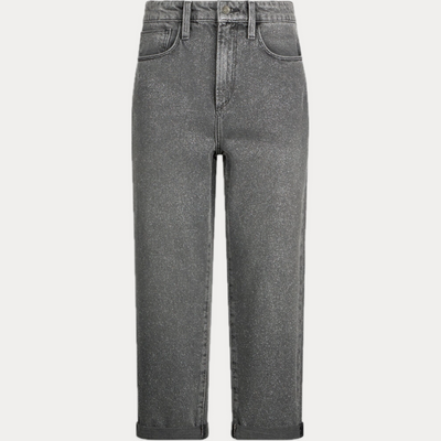 LIUJO - JEANS DONNA GRIGIO DRITTO CON GLITTER
