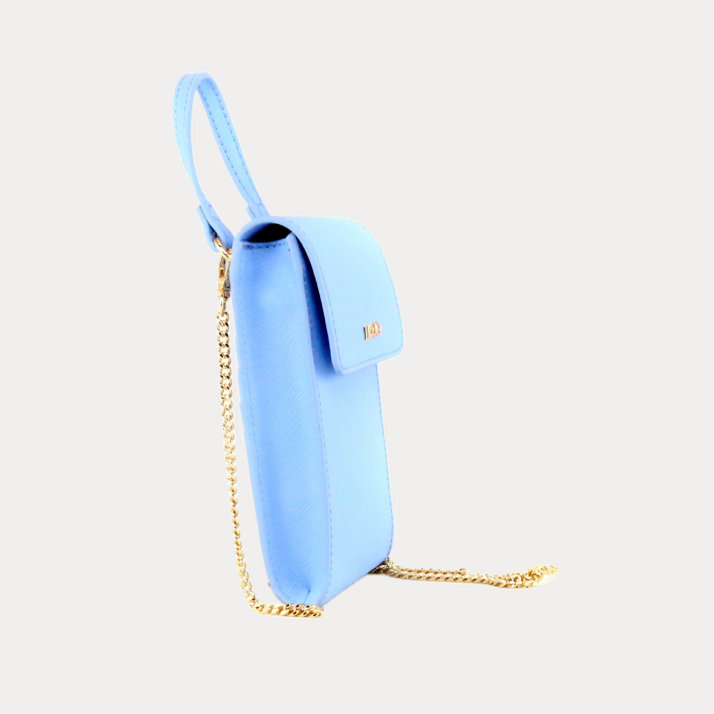 LIUJO - PORTA CELLULARE DONNA CELESTE CON TRACOLLA REMOVIBILE