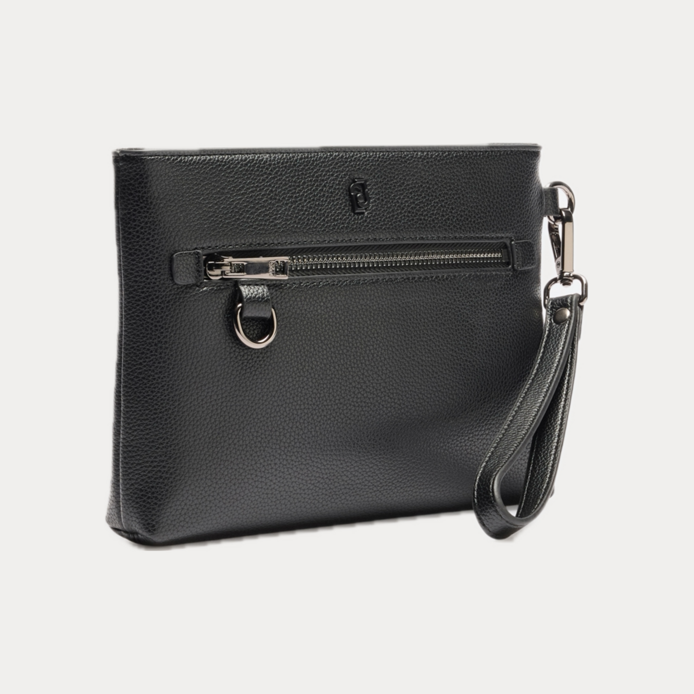 LIUJO - POCHETTE DA UOMO CON ZIP IN ECOPELLE EFFETTO MARTELLATO