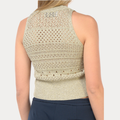 KAOS - TOP IN MAGLIA DONNA LUREX