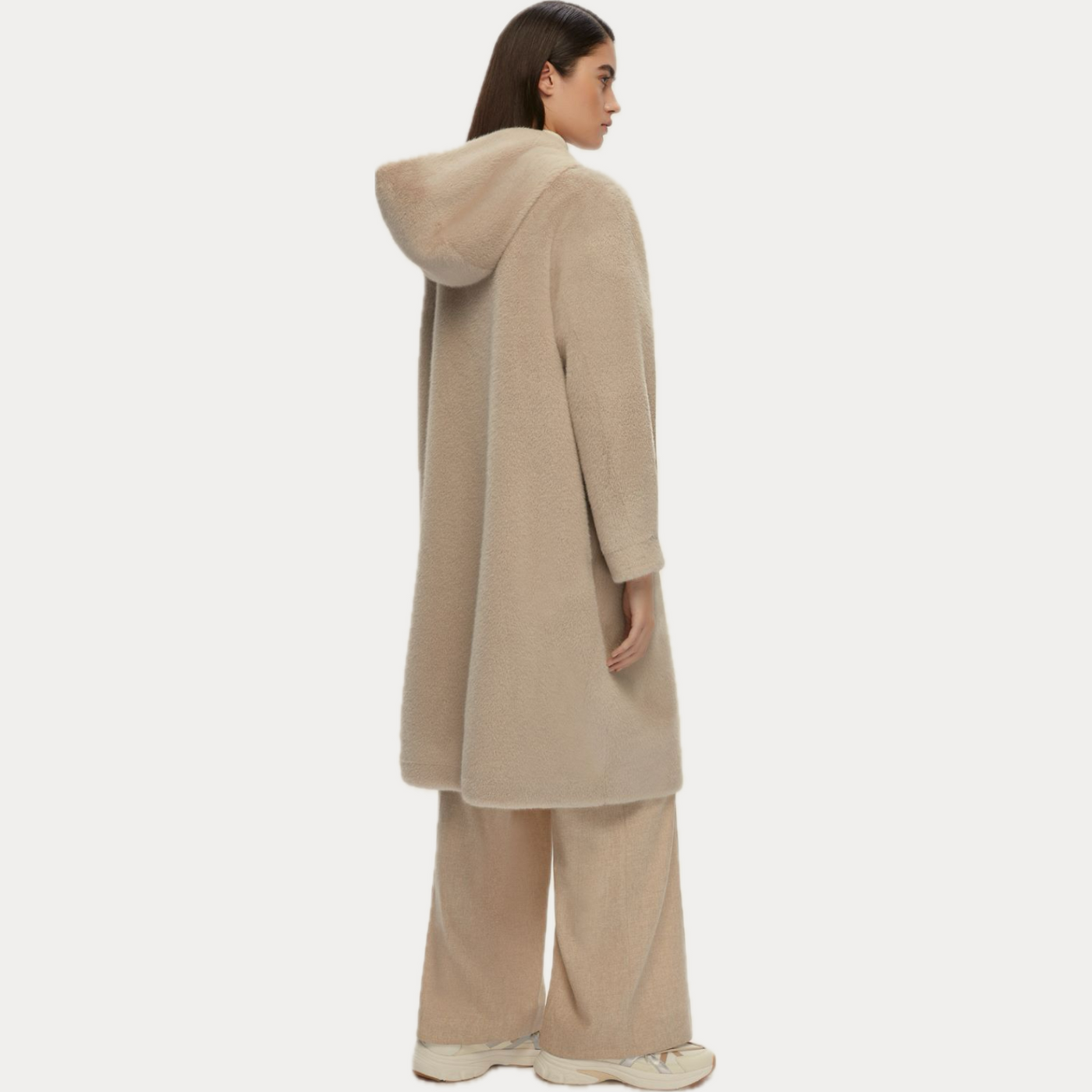 EMME MARELLA - CAPPOTTO DONNA GREIGE REVERSIBILE
