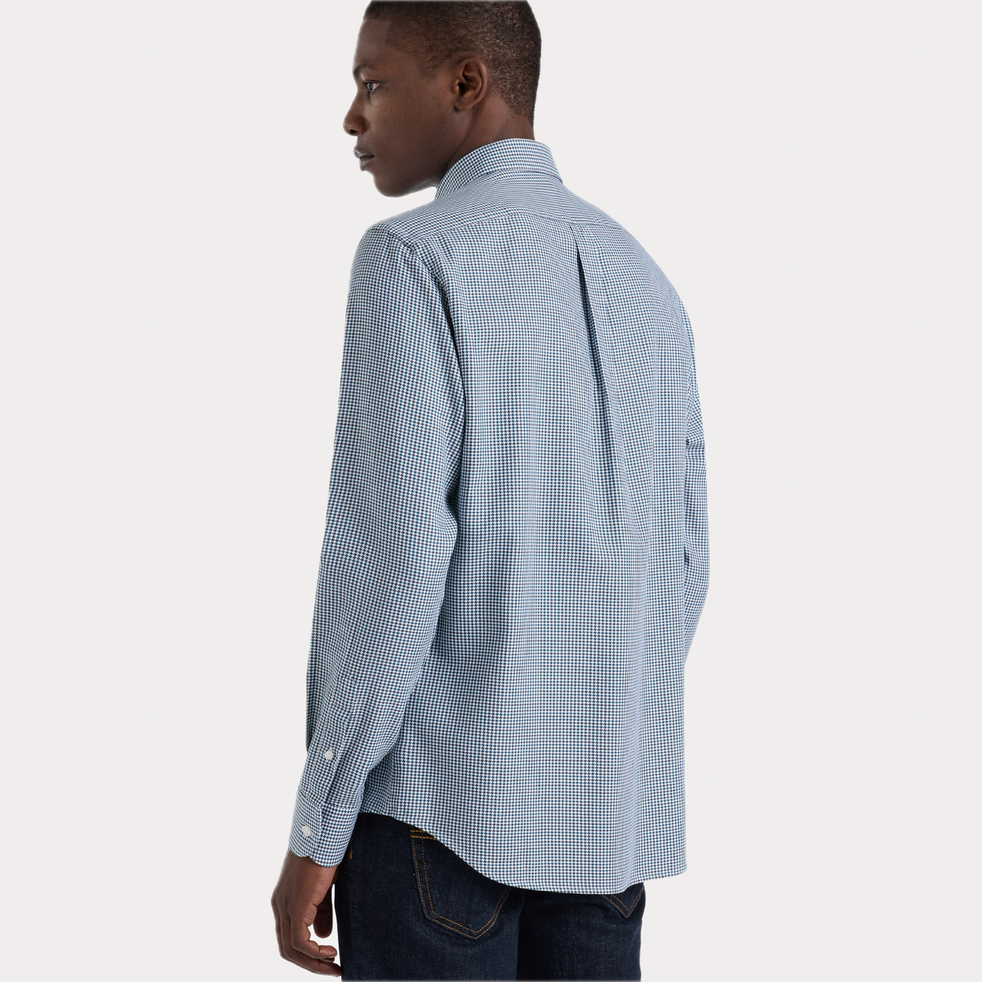 HARMONT & BLAINE - CAMICIA UOMO REGULAR BUTTON DOWN PIED DE POULE