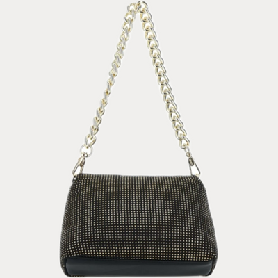 LIUJO - BORSA A TRACOLLA CON STRASS ORO