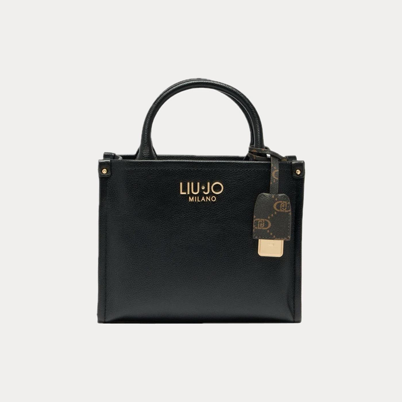 LIUJO - BORSA DONNA NERA MINI SHOPPING